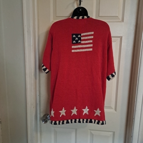 The Quacker factory knitted button up cardigan XL - Picture 6 of 8